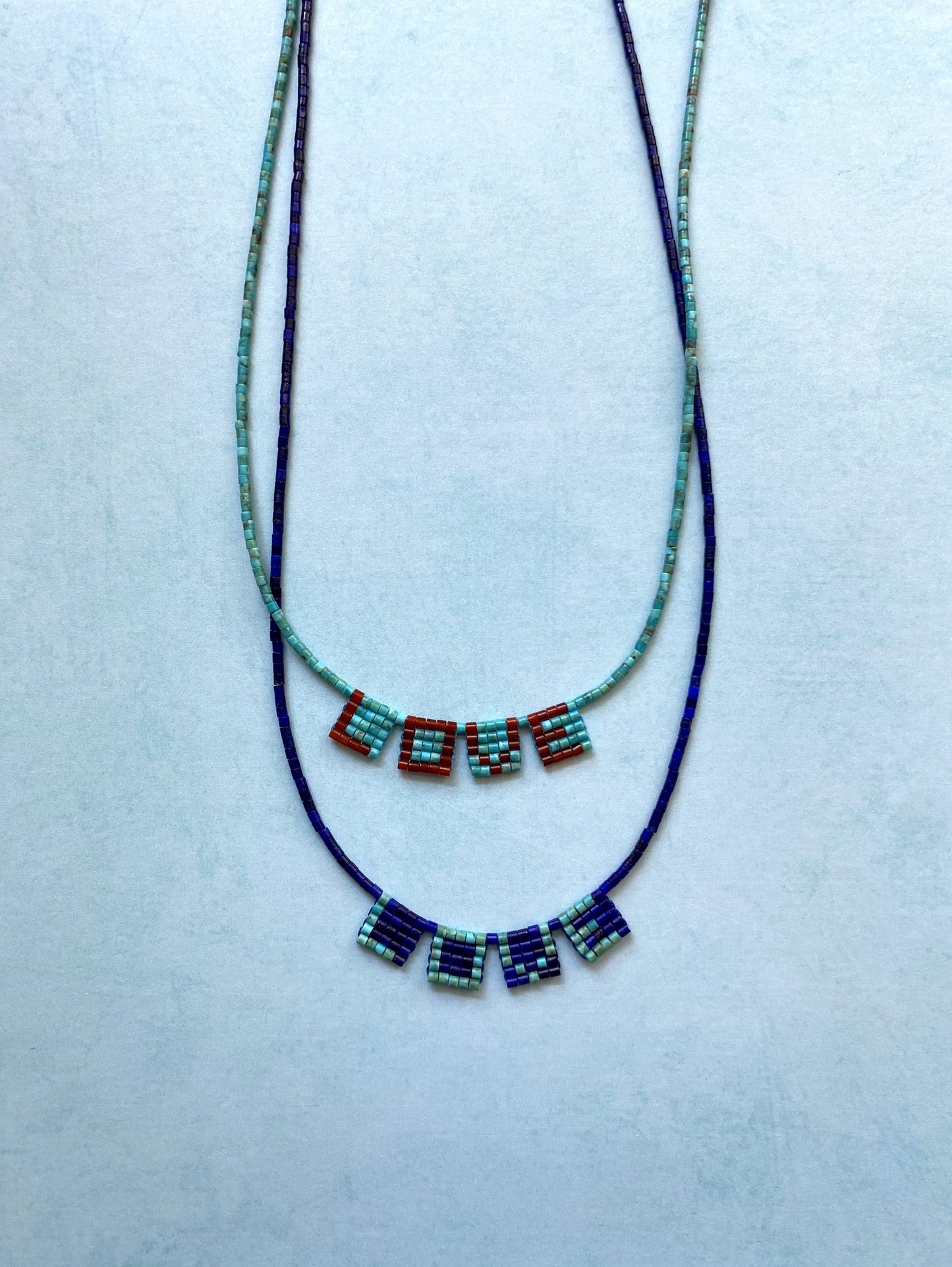 LOVE LETTERS NECKLACE IN KINGMAN TURQUOISE