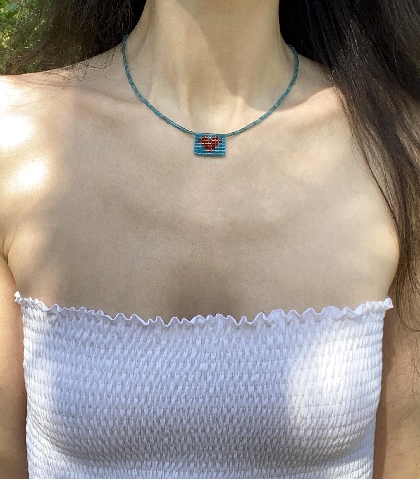 OCEANS OF LOVE NECKLACE IN APATITE