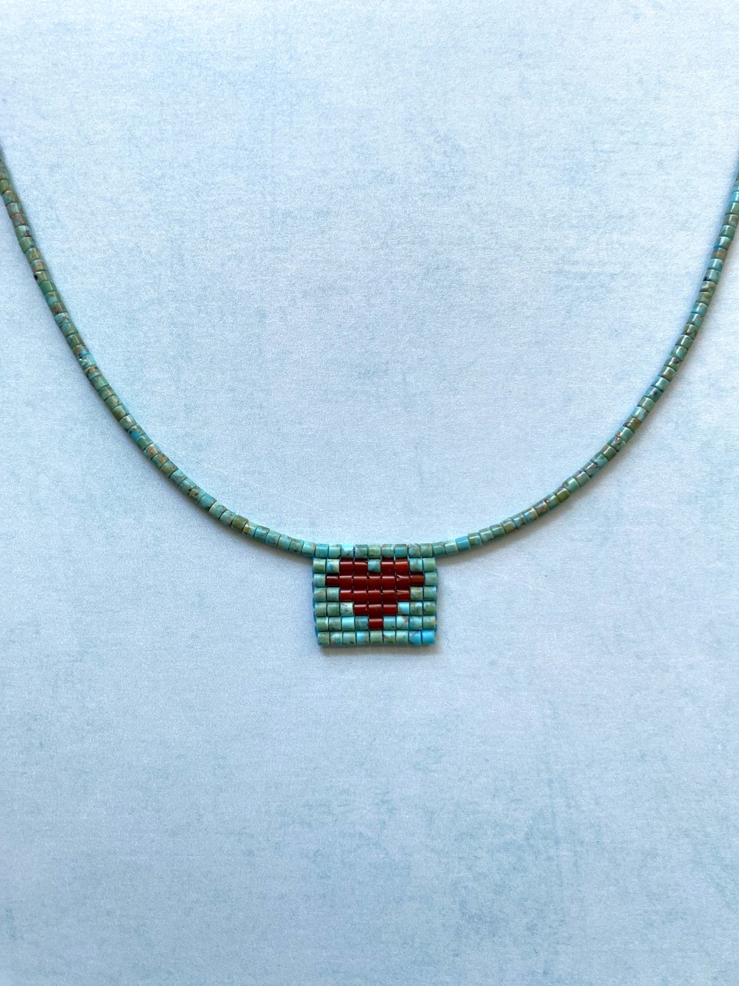 LOVE ETERNAL NECKLACE IN TURQUOISE