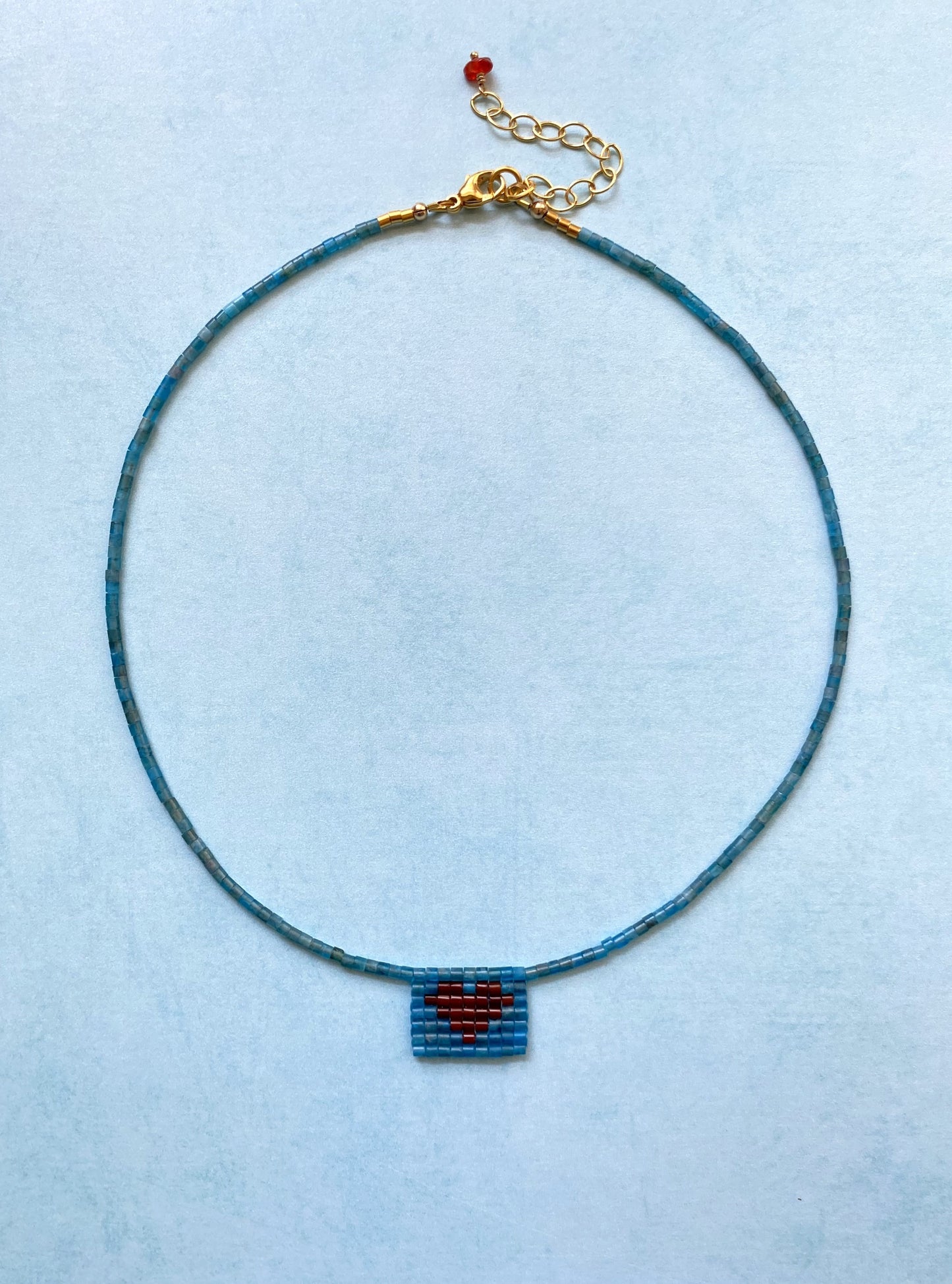 OCEANS OF LOVE NECKLACE IN APATITE