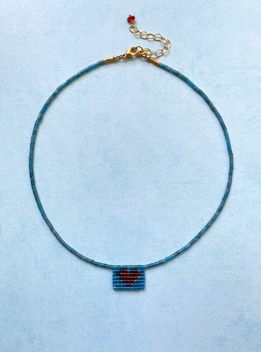 OCEANS OF LOVE NECKLACE IN APATITE