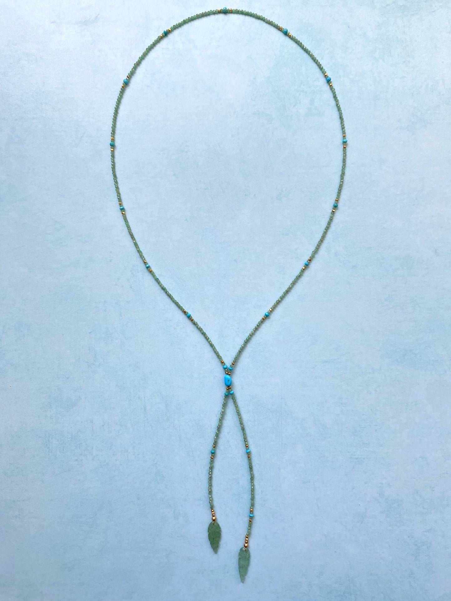 WILDERNESS WISDOM BOLO NECKLACE IN EMERALD
