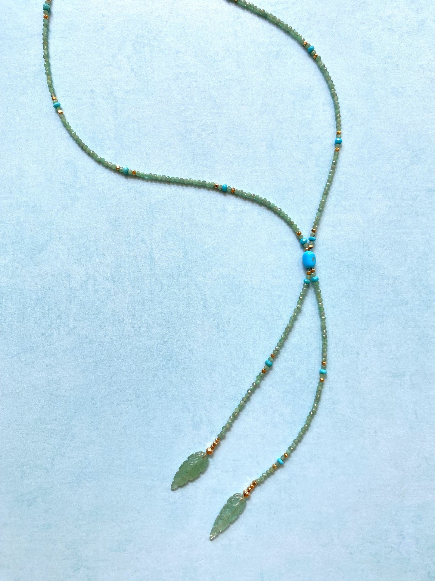 WILDERNESS WISDOM BOLO NECKLACE IN EMERALD